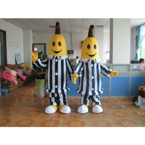 2014 high quality free shipping banana mascot costumes