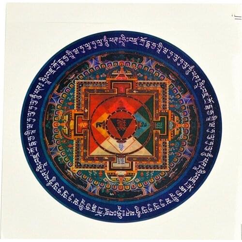 2017 New Feng Shui 2PCS Hayagriva Mandala Stickers W Fengshuisale Red String Breacelet W2095