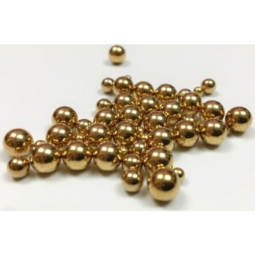 4pcs solid copper brass ball in bearing balls high quality 10mm 10.5mm 11mm 11.1125mm 11.906mm diameter