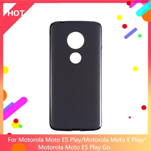 Moto E5 Play Case Matte Soft Silicone TPU Back Cover For Motorola Moto E Play Moto E5 Play Go Phone Case Slim shockproof
