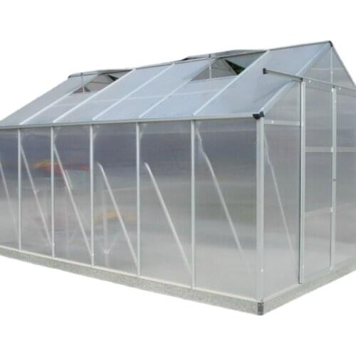 Outdoor polycarbonate vegetable cold frame greenhouse supplier for garden