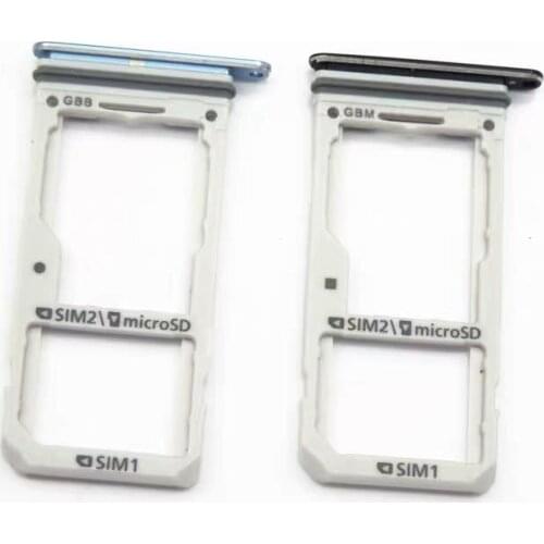 GZM-parts 1 Piece For Samsung Galaxy S8 G950F S8 Plus SIM Card Slot SD Card Tray Holder Adapter