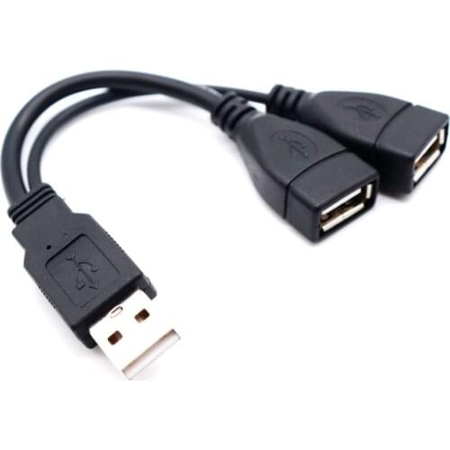 2 in 1 Usb2.0 extension cable male to female USB data cable charging cable for hard disk network card connection