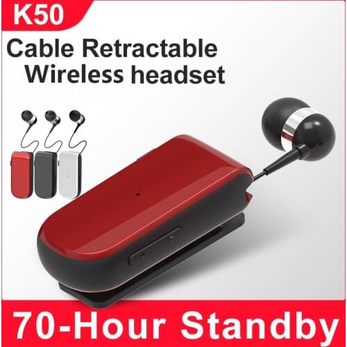 LIGCUAG K50 Mini Wireless Bluetooth Headset Call Remind Vibration Sports Clip Driver Auriculares Earphone For IPhone Android