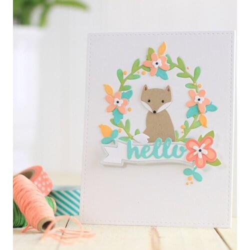 Cute Animal Fox Shape Metal Cutting Dies Scrapbooking For DIY Photo Album Paper Card Embossing Crafts Stencils 2018 New Die Cuts