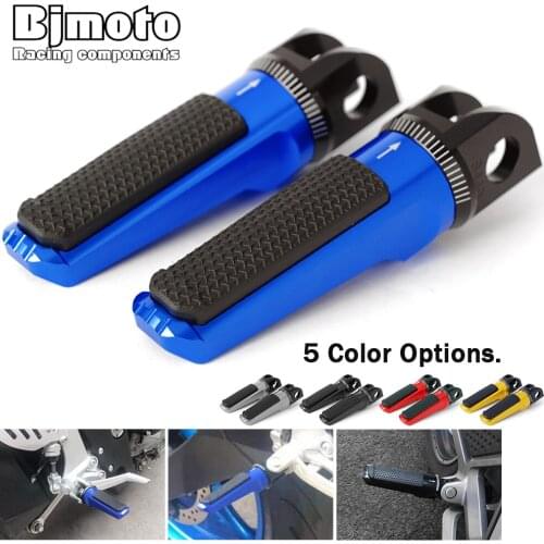 Motorcycle Foot Pegs Front Rider Pedal For KAWASAKI ER-6F ER-6N NINJA 125/250R/250SL/300/650 Z125 Z650 Z300 Z900 Z900RS VERSYS