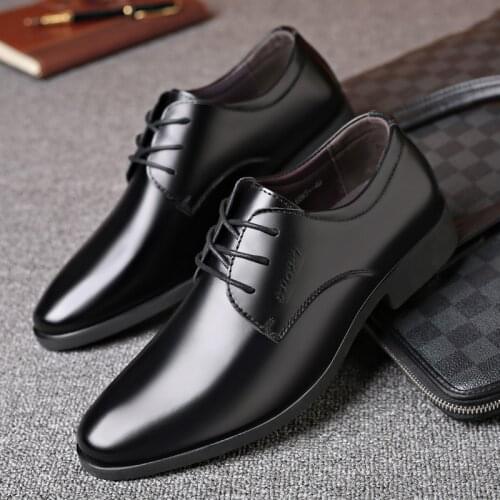Men Dress Shoes For Men 2021 Spring Autumn Fashion Formal Suit Shoes Man Brand Leather Wedding Party Style Men Shoes