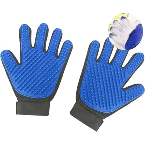 New Pet Cat Dog Deshedding Glove For Cats Cat Grooming Hair Brush Comb Glove For Pet Dog Finger Cleaning Massage Glove For Anima