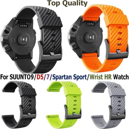 NEW For SUUNTO9/D5/Spartan Sport/Wrist HR Watch Bracelet Wrist Silicone Smartwatch Accessories Band for SUUNTO 7 Strap Watchband