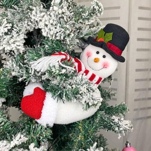 Christmas Santa Claus Snowman Curtain Buckle Ornaments Tieback Fastener Holder Drop Ship