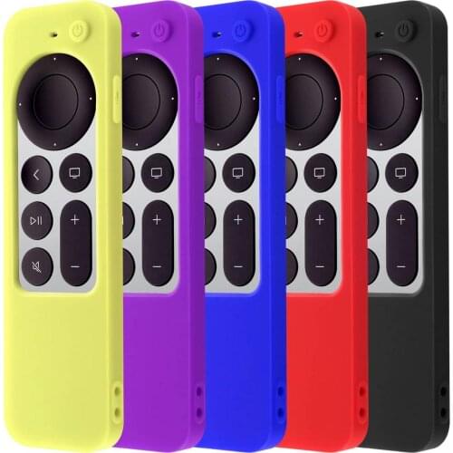 Replacement Remote Control Case For TV 4K Siri Remote 2nd/4th Gen Smart TV Shockproof Protective Case Cover Silicone Dustproof
