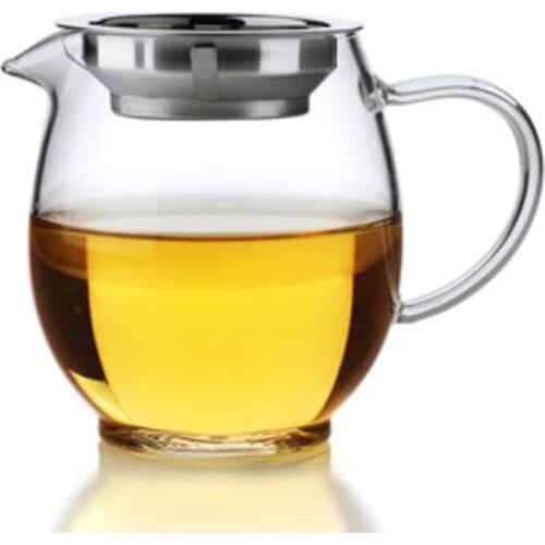 PINDEFANG Penguin 650ml Heat-resistant Glass Fair Mug Milk Serving Cup Pitcher pot Tea filter Gift teaset Kungfu tea Strainer