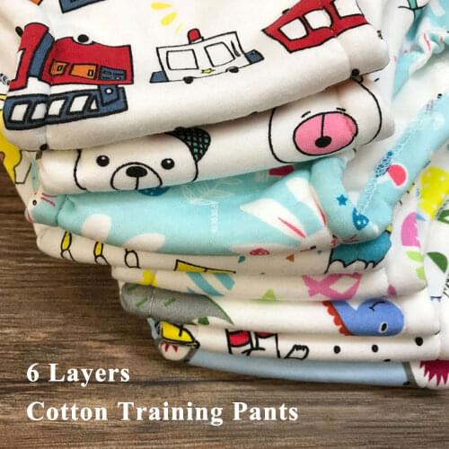 Baby Kids Infant Girls Boys Potty Training Pants Cotton Underwear for Newborn Diapering and Toilet Training