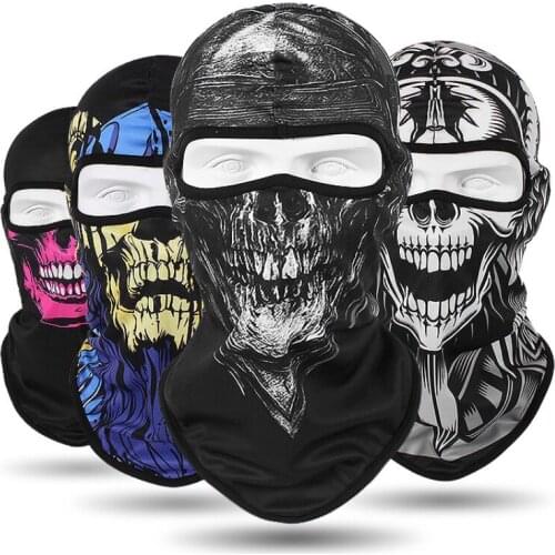 Outdoor Sunscreen Balaclava Motorcycle Face Mask Lycra Moto Biker Wind Cap Mask Stopper Windproof Motorcycle Bicycle Headgear