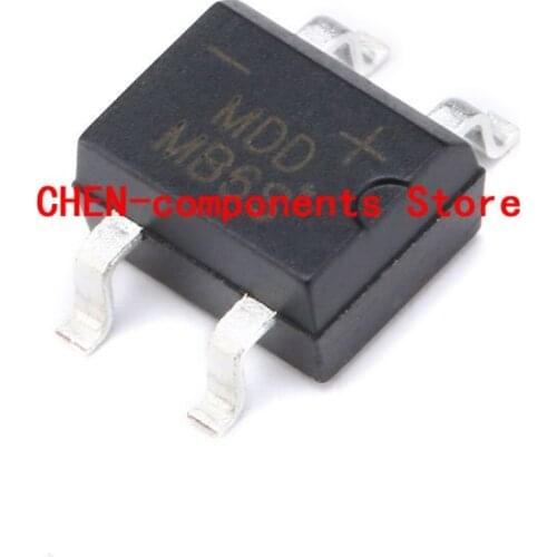 10pcs Original SMD MB6S 0.5/0.8A 600V Bridge Rectifier Single-Phase Glass Passivation Rectifier Bridge