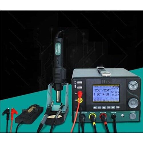 5 in 1 Comprehensive Desoldering Station SMD Maintenance Station Soldering Iron Heat Gun With Regulated power supply DES95
