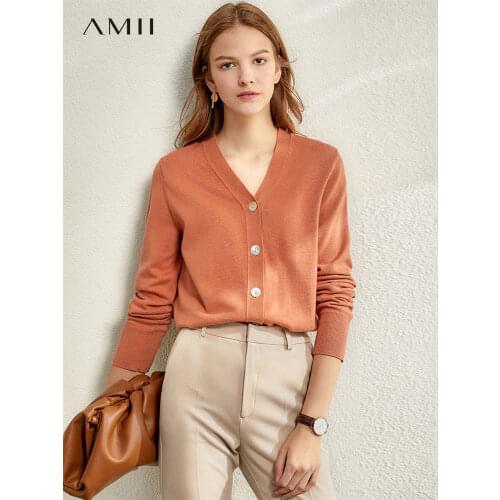 Женские вязаные кардиганы Amii China At AliExpress
