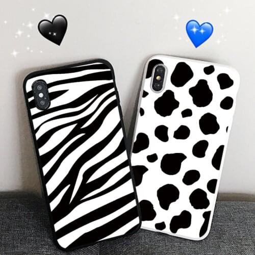 White Black Cow Zebra Print Case For Huawei P30 P40 Lite E Pro P Smart 2020 Honor 10i 20i 9A 9C 9S 8X Y5p Y6p Y8p Y9 Prime 2019
