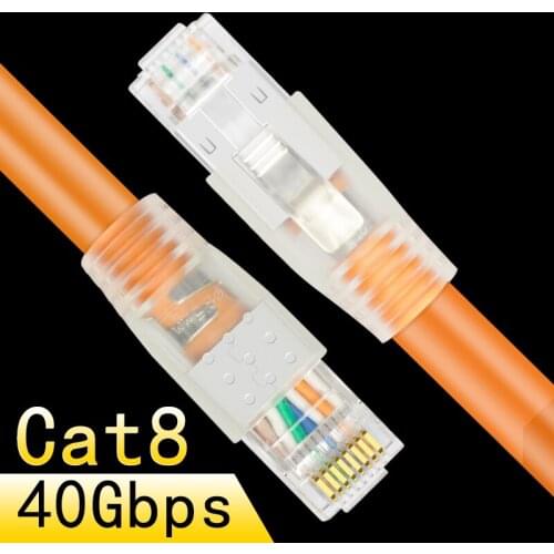 Cat8 Ethernet Cable 40Gbps High Speed SSTP UTP RJ45 Network Cable Cat 8 Lan Cable for Pc Ps4 Ps5 Tv Laptop Modem
