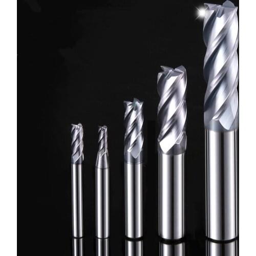 Milling Cutter Alloy Coating Tungsten Steel Tool cnc maching EndMill top milling cutter kit milling machine tools