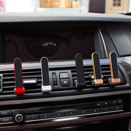 Luxury Rectangle Magnetic Car Holder Air Vent Stand Mount Car Phone Holder One hand Display Universal Magnet GPS Stand Support