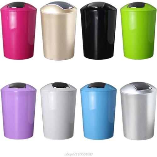 Bathroom Garbage European Style Trash Wastebin With Lid Kitchen Trash Cans Storage Tools Garbage Waste Bin Au2 21 Dropship