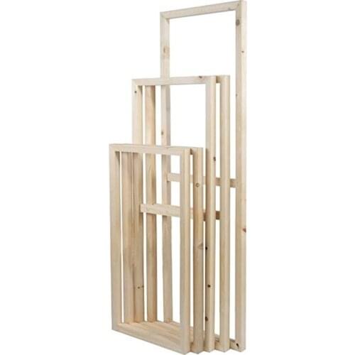 5 Pieces Wooden Inner Frames Set Match for Canvas Wall Art Paintings