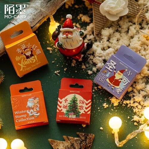 45pcs/lot Kawaii Stationery Stickers Cute christmas Diary Planner Decorative Mobile Stickers Scrapbooking DIY Craft Stickers