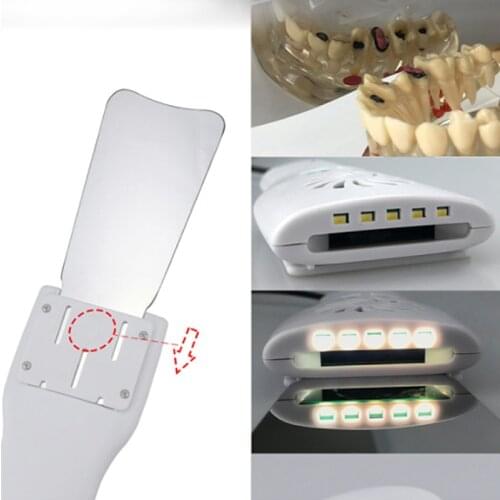 Cheaper dental orthodontic imaging LED fog free photo mirror stainless steel refractor cavity obervation reflector