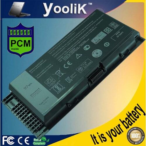New M4800 M6800 FV993 Laptop Battery for Dell Precision M4600 M4700 M6700 M6600 Series FJJ4W KJ321 PG6RC V7M28 R7PND 97WH