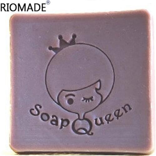 Queen Shape Handmade Soap Stamp Character Pattern Transparent Natural Plexiglass Soap Seal With Handle Acrylic Chapter