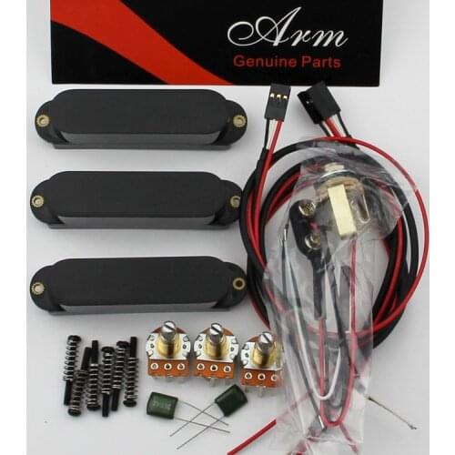 Genuine black three alone alone active pickups electric guitar SMD35ACT Korea Artec OEM