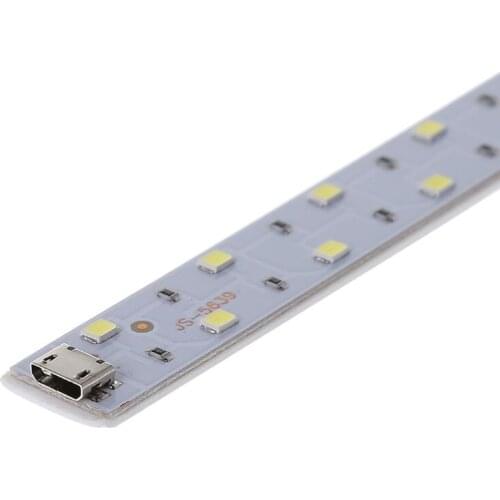 LED Light Strip USB PCB String Portable Flexible White 6000K Photography Selfie Photo Studio Lighting