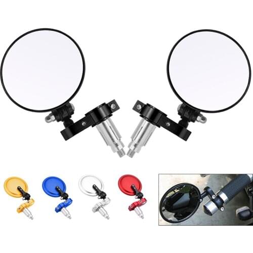 Universal Motorcycle Handle Mirror Aluminum Bar End Rearview Mirrors Accessories For BMW K1300 S R GT K1600 GT GTL R1200 R RT S