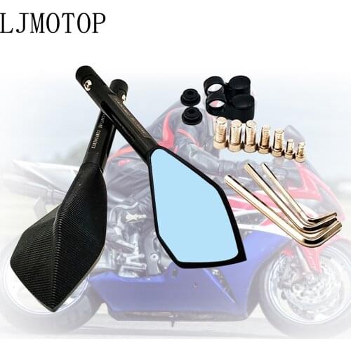Motorcycle Mirrors Moto Side Rearview Mirrors CNC Aluminum For Honda CRF250X CRF450X CRF230F XR230 XR250 XR400 XR125