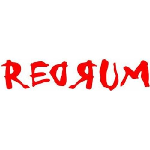 REDRUM VINYL DECAL STICKER CAR TRUCK WINDOW LAPTOP FUNNY STICKER CHOOSE COLOR