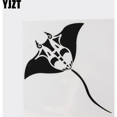 YJZT 13.9CM×13.8CM Personality Ferocious Animal Car Stickers Decal Vinyl Black/Silver 13D-0948