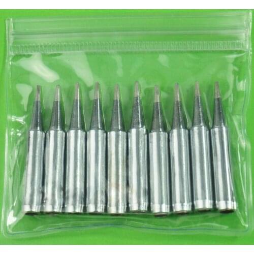 10pcs/set Lead-free Solder Screwdriver Iron Tip 900M-T-1.2D For Soldering Rework Station Tool Kit
