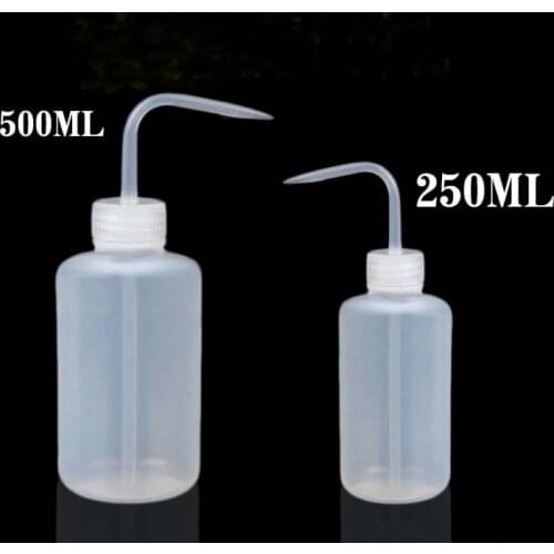 2pcs permanent makeup accesories Scientific Safety Wash Bottle Plastic Economy Wash Bottle Squeeze Bottle Medical Label Tattoo