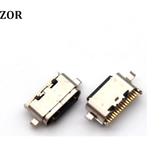 5pcs Micro Connector USB Type C For Lenovo P10 (Model TB-X705F, Type ZA44) Charging Jack Connector Plug Dock Socket