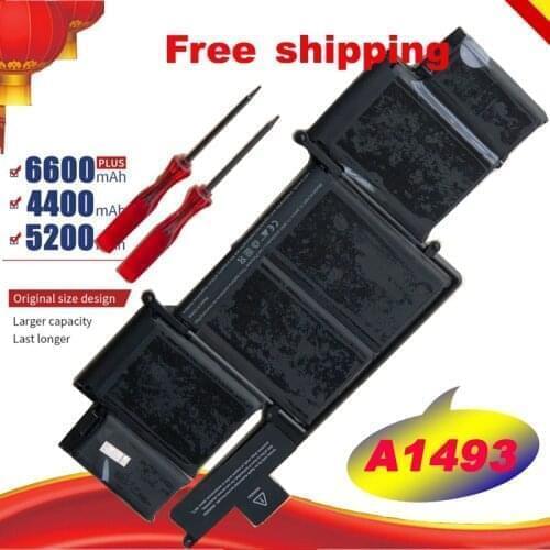New Laptop Battery FOR Apple Macbook Pro Retina13-INCH A1502 (2013 2014 Year) A1493 11.34V 71WH Wholesales Free Shi