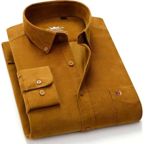 Мужские вельветовые рубашки DAVYDAISY China At AliExpress