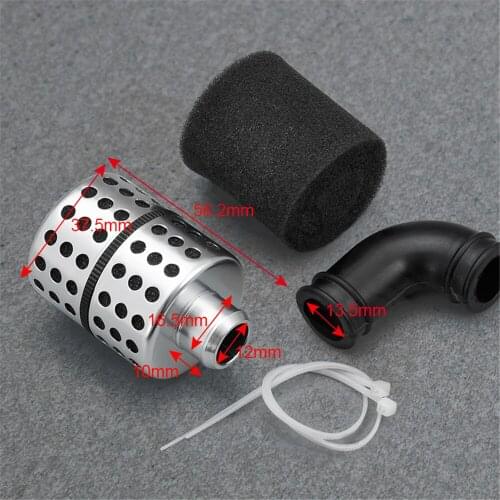 Metal Air Filter Kit for 1/8 Off-road Vehicle RC Climbing Car Accessories