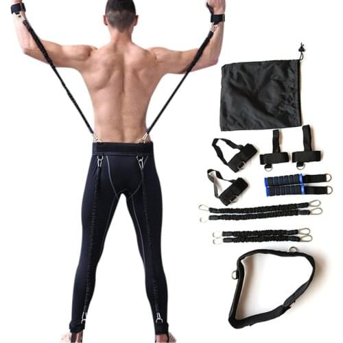 Resistance Bands Set for Boxing Taekwondo Basketball Jump Force Training Arms Legs Strength and Agility Workout Equipment
