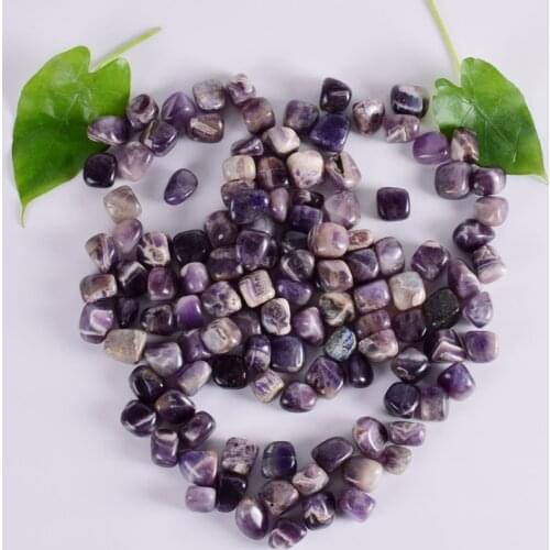 Wholesale Healing Amethyst Tumbled Stone Natural Crystal Rock Mineral Irregular Polishing Palm Bead For Chakra Garden Home Decor