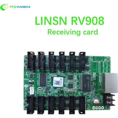 Full Color LED Display LINSN Receiving Card LINSN RV908 RV908M LED control system video wall P2 P3 P4 P5 P6 P8 P10 led screen
