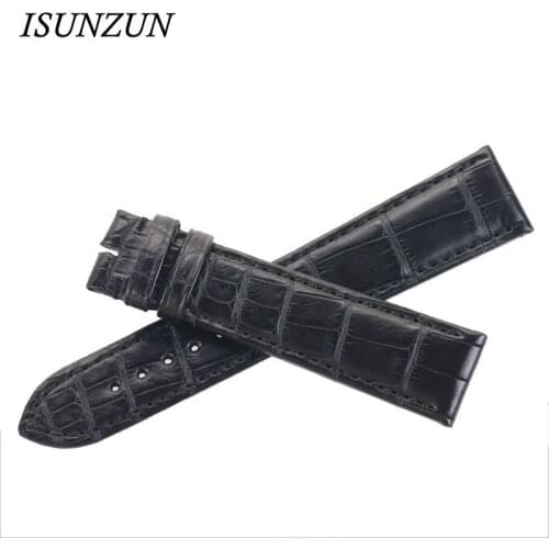 Real Customize Crocodile Alligator Leather Watch Strap For Chopard/Classic Racing/L.U.C Wrist Bands Bracelets Montre Homme Belt