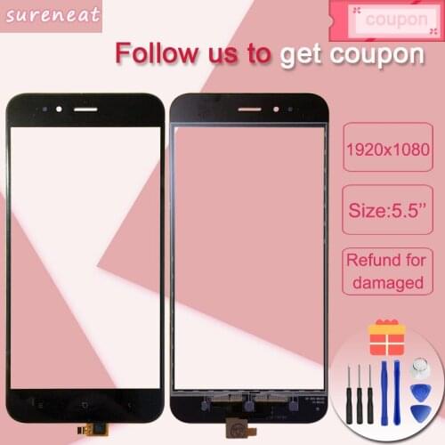 Touchpad For Xiaomi Mi A1 Mi 5X Touchscreen Panel Front Screen Touch Glass Sensor Digitizer Phone Parts A 1 5 X