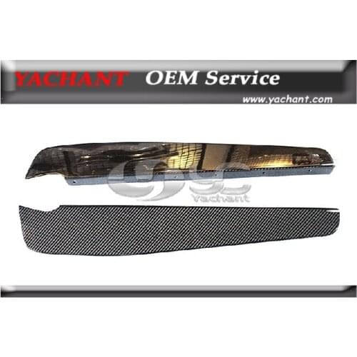 Carbon Fiber JDM Style Rear Bumper Under Diffuser Blade (Glossy Finish) Fit For 2008-2013 Nissan R35 GTR