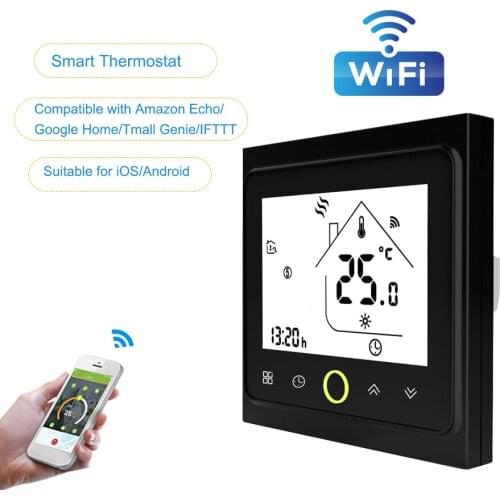 Termostato Wifi Smart Wifi Thermostat Gas Bolier Water Heating Thermoregulator For Echo Google Home Tmall Genie IFTTT